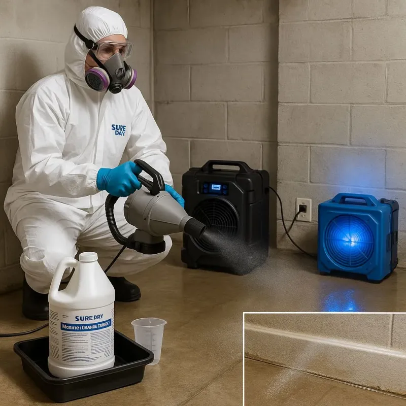 Sanitization and Odor Removal process in Cross Plains, TN