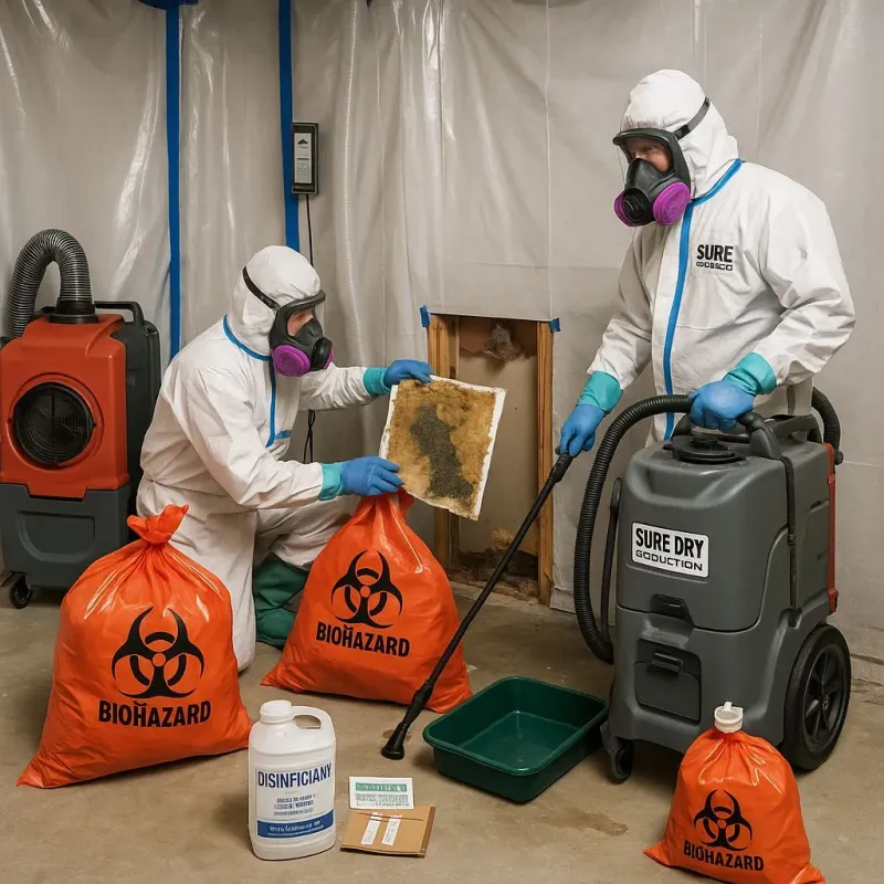 Contaminated Water Handling Protocols process in Cross Plains, TN